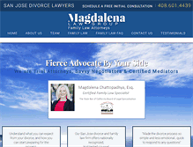 Tablet Screenshot of magdalena-law.com